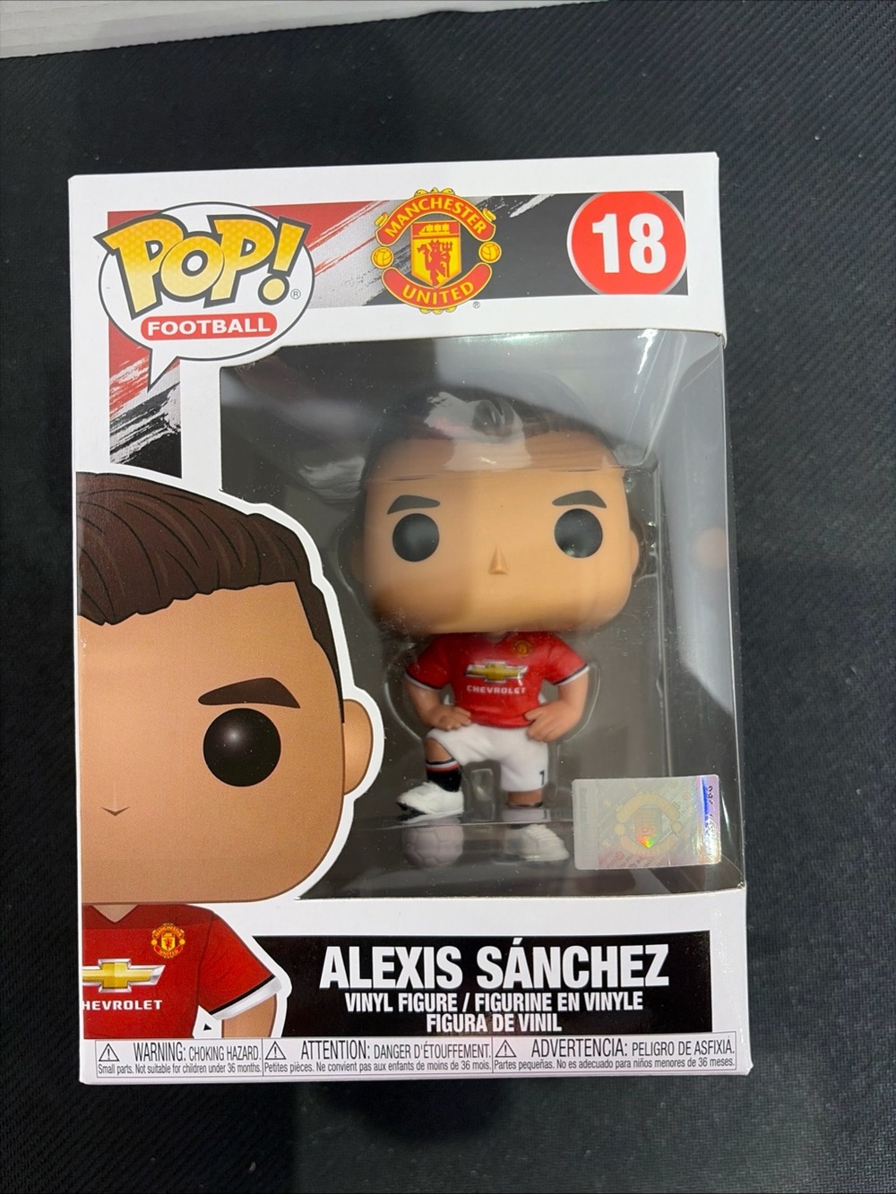 Funko Pop! Football #18 Alexis Sanchez Manchester United Man U Soccer *Vaulted*